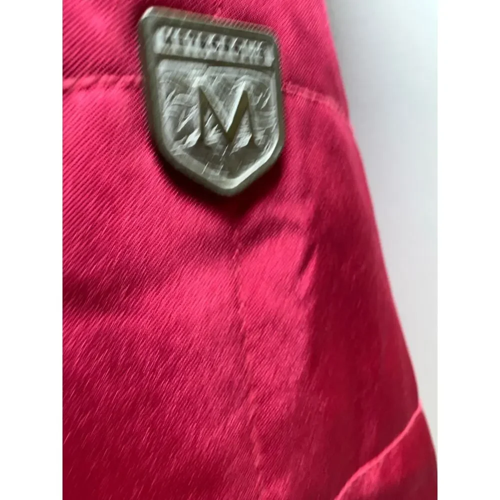 Metropolis Legacy Couloir Women’s Ski Parka Sz 10 Red Faux Fur Hood Full Zip